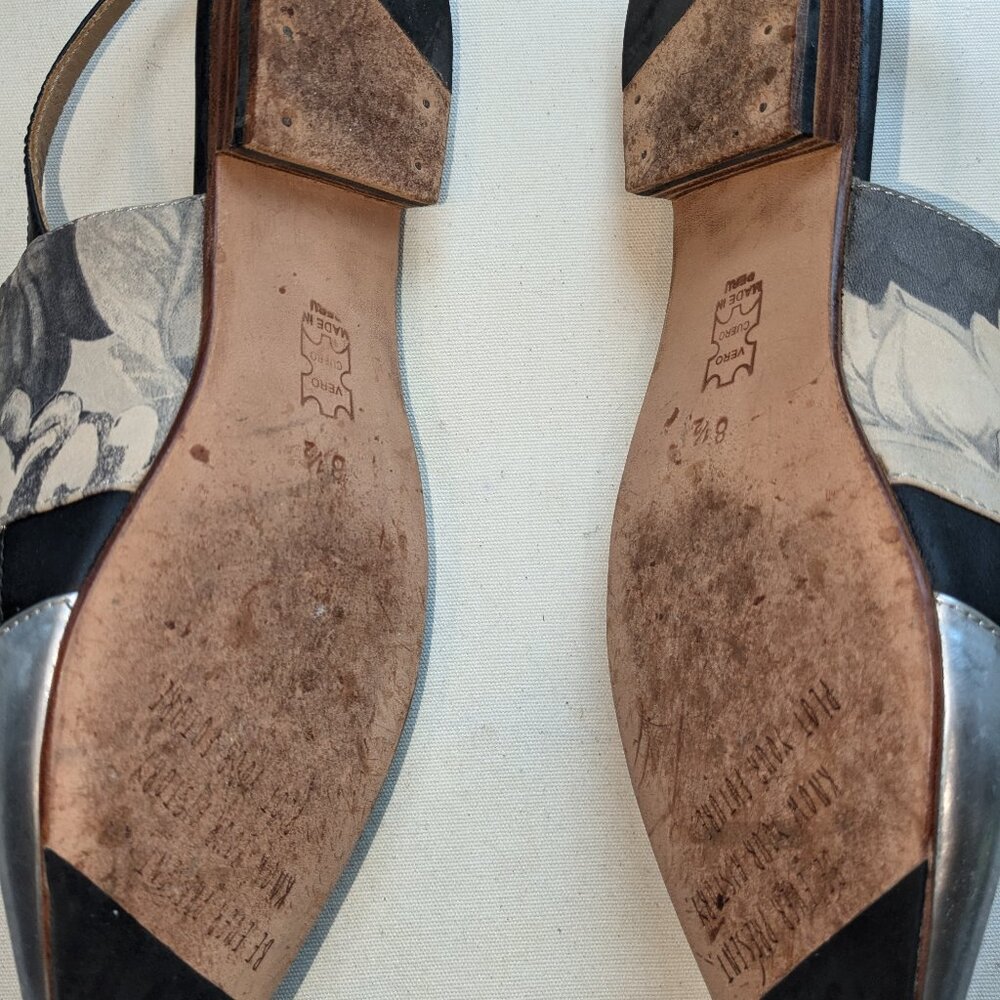 Fluevog Slingback Flats 8.5 - Picture 2 of 5